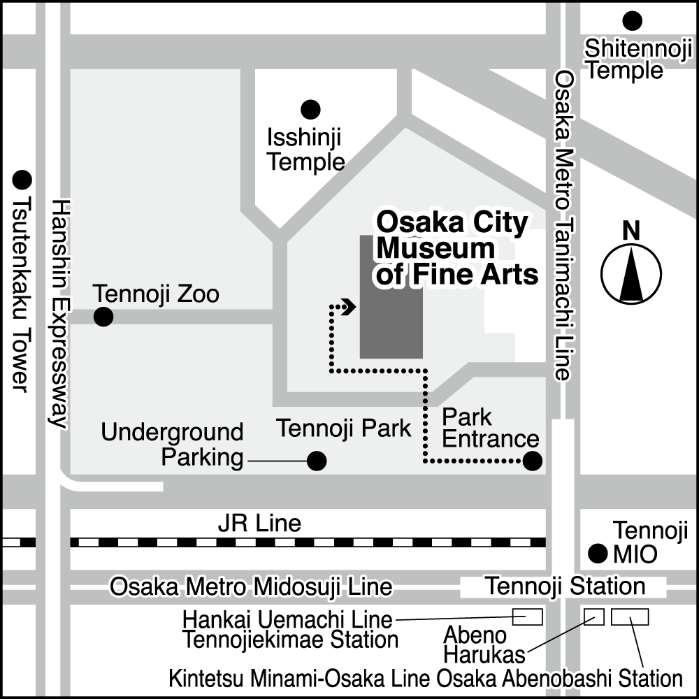 Tennoji Park map