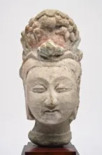 菩薩立像頭部　天龍山石窟将来