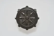 重要美術品　銅　輪宝形磬　