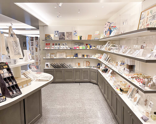 ミュージアムショップ店内